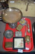 Tray Lot of Metal Collectables