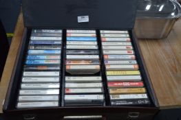Vintage Cassette Case & Contents