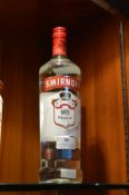 1L Bottle of Smirnoff Vodka