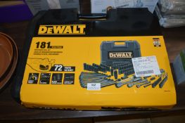 *Dewalt 181pc Mechanics Set