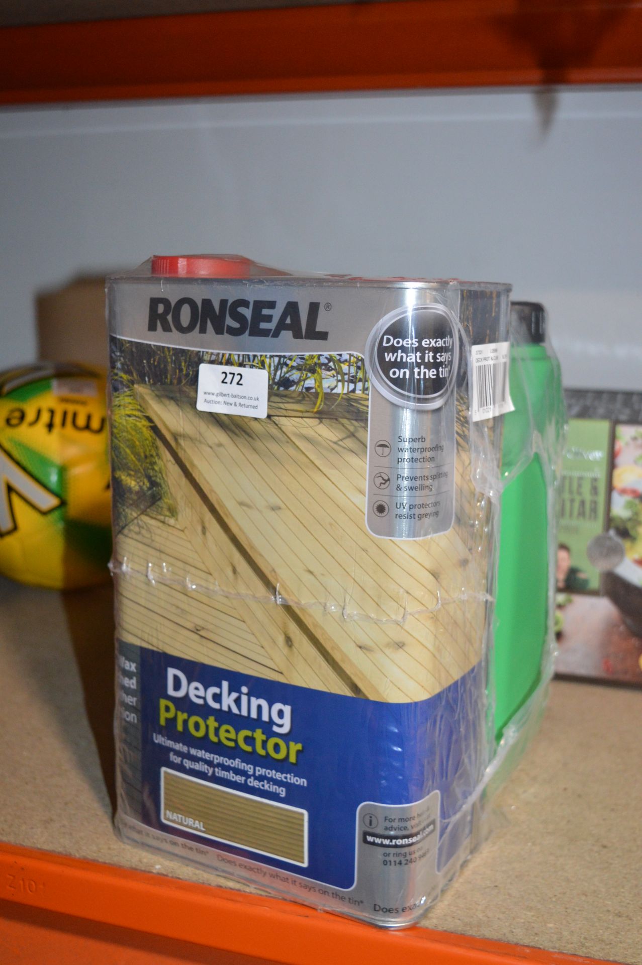 *5L of Ronseal Decking Protector, and Decking Clea