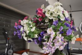 *Artificial Flower Hanging Basket