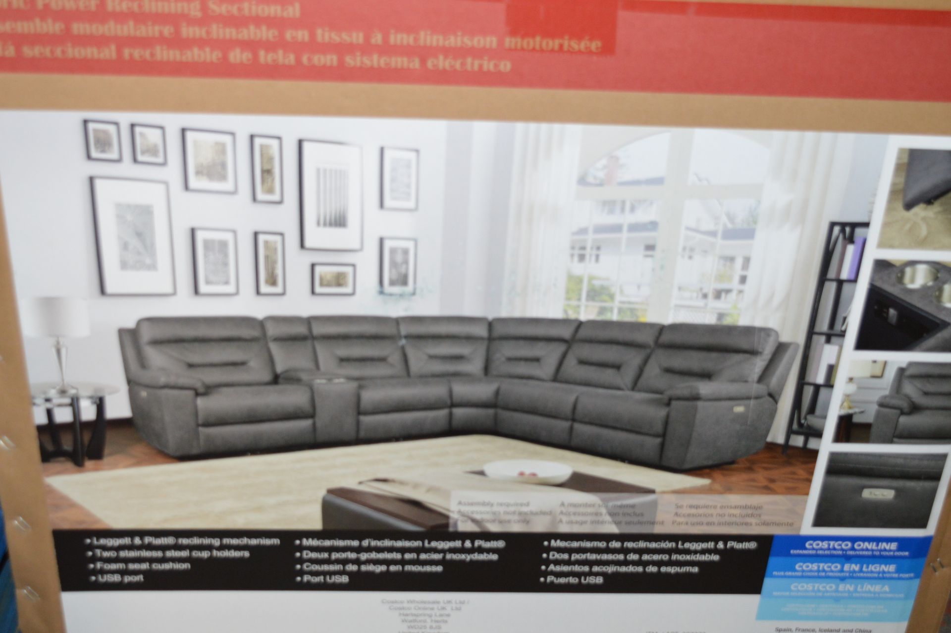 *Power Reclining 6pc Sectional Sofa (AF) - Image 2 of 2