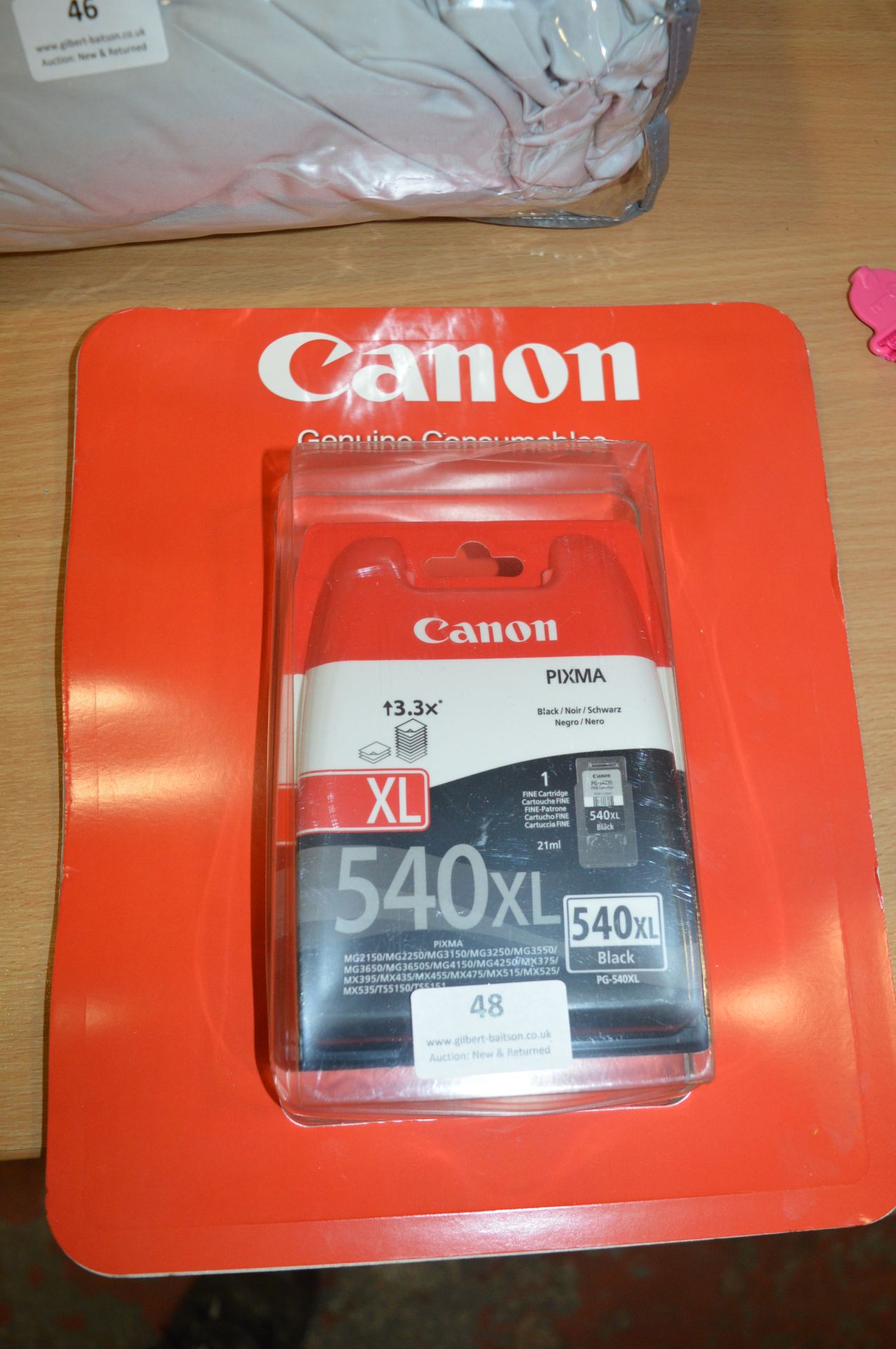 *Canon Pixma 540XL Black Printer Cartridge