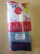 *Bikini Cotton Stretch Briefs Size: S 6pk