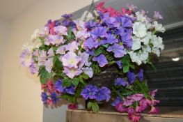 *Artificial Flower Hanging Basket