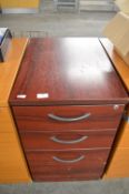 Dark Wood Office Drawers