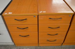 Pair of Office Drawers 42x60x73cm