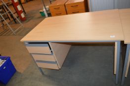 Office Desk with Three Drawers - 120cm x 75cm