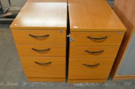 Pair of Office Drawer 42x60x73cm