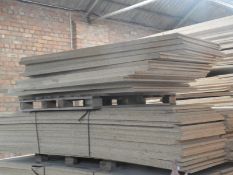 *~40 Sheets Chipboard Shelving 60x268cm and a Pallet of Mezzanine Floor Boarding