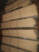 Seven Pallets of Assorted Chipboard Sheets 60x268cm and Mezzanine Flooring Boards