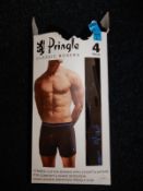 *Pringle Classic Boxers Size: L 4pk