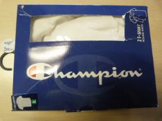 *Champion White Round Neck Tops Size: XL 2pk