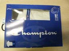 *Champion White Round Neck Tops Size: L 2pk