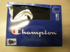 *Champion Black Round Neck Tops Size: L 2pk