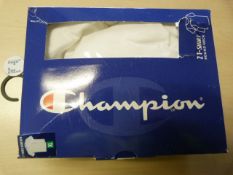 *Champion White Round Neck Tops Size: XL 2pk