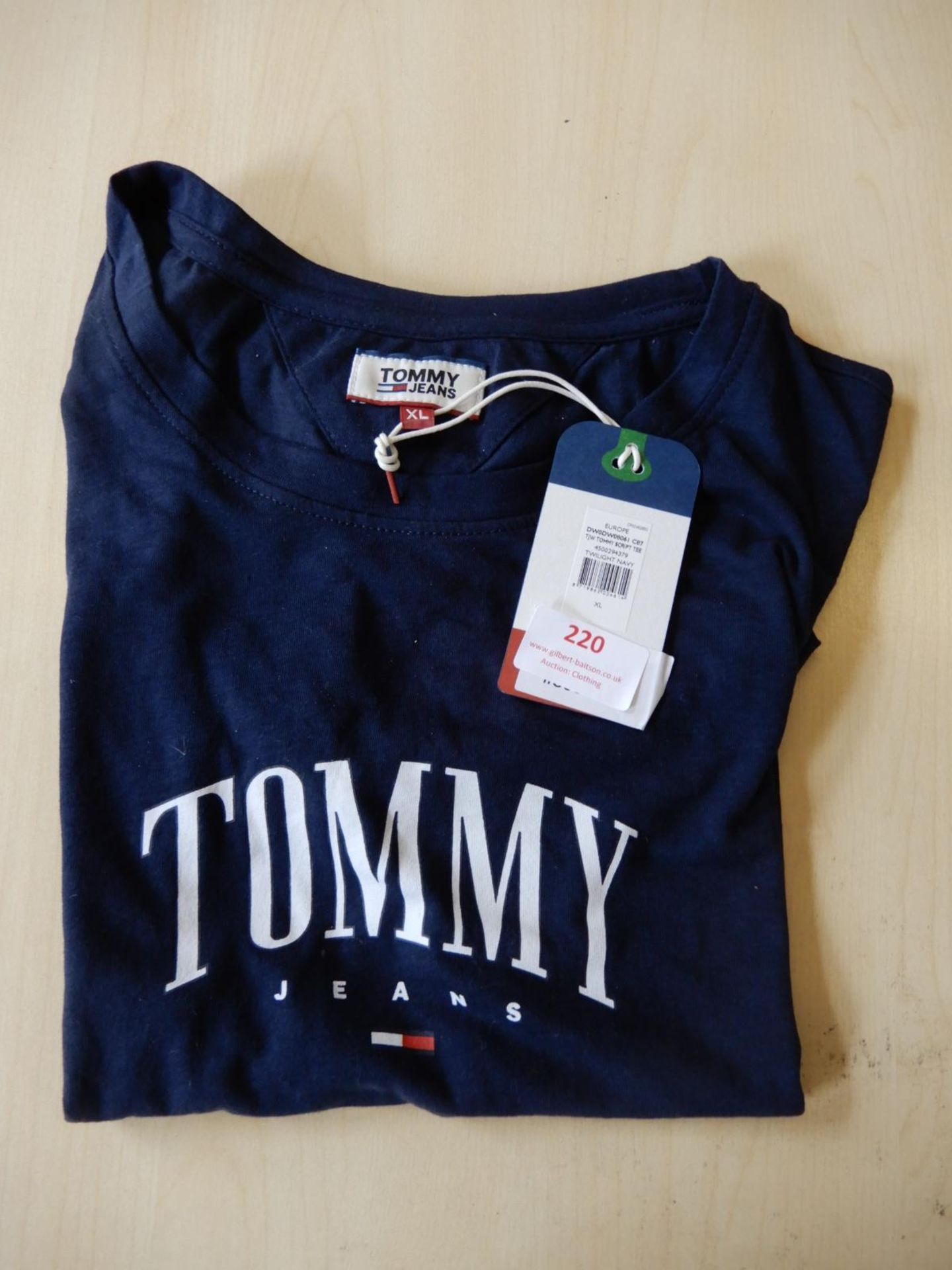 *Tommy Jeans Size: XL Navy Short Sleeve Top