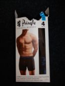 *Pringle Classic Boxers Size: L 4pk