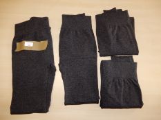 *Ellen Rise Fleece Lined Leggings 4pk Size: S (Gre