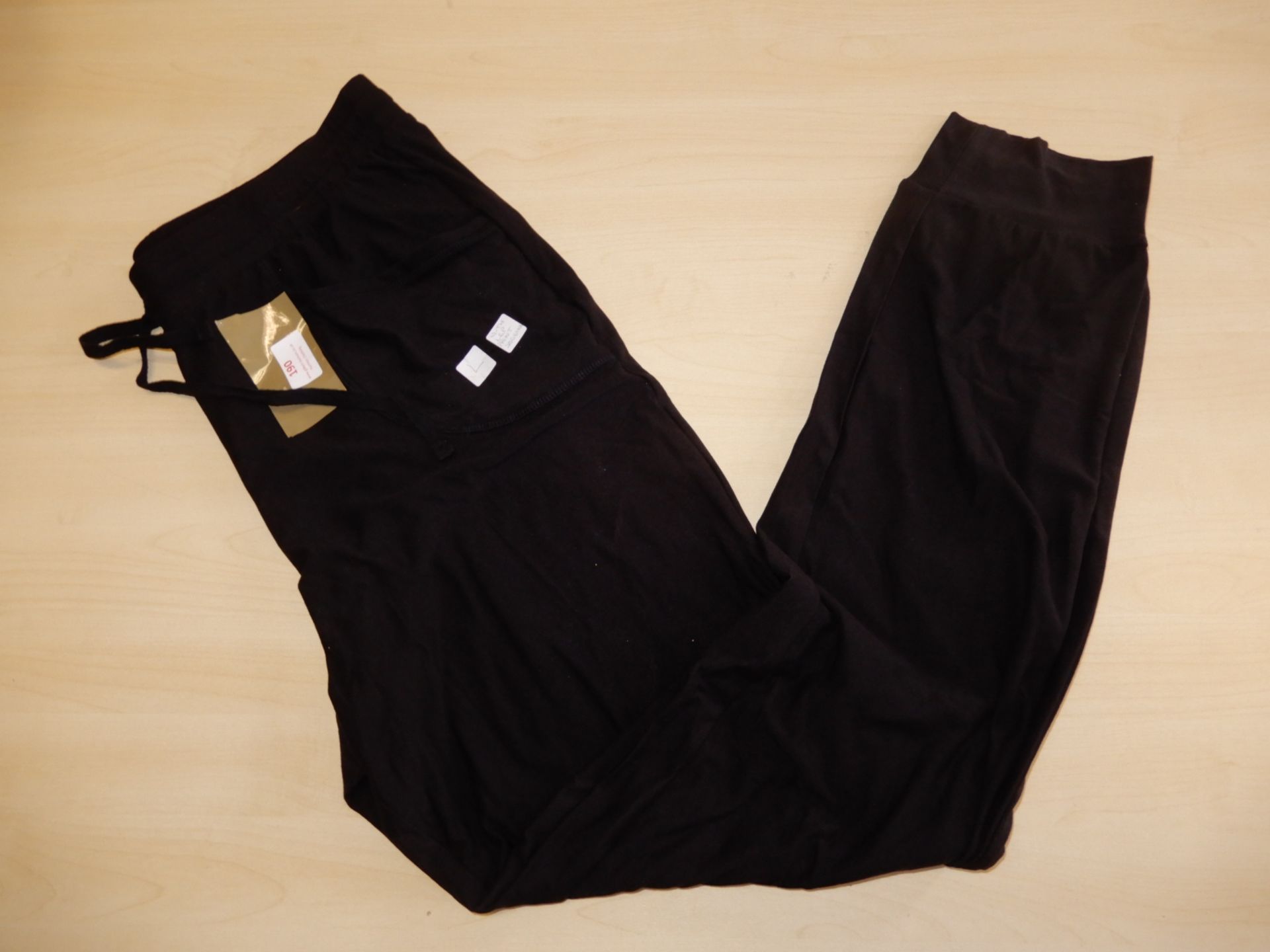 *French Dressing Size: L Ladies Black Joggers