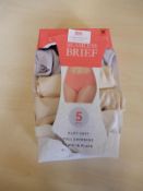 *Silky Soft Seamless Briefs 5pk