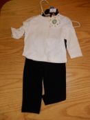 Little Me top & Trousers Size: 12 Months