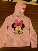 Child's Minnie Mouse Hooded Jacket Size: 6