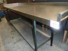 * s/s top large prep table 2100w x 590d x 900h