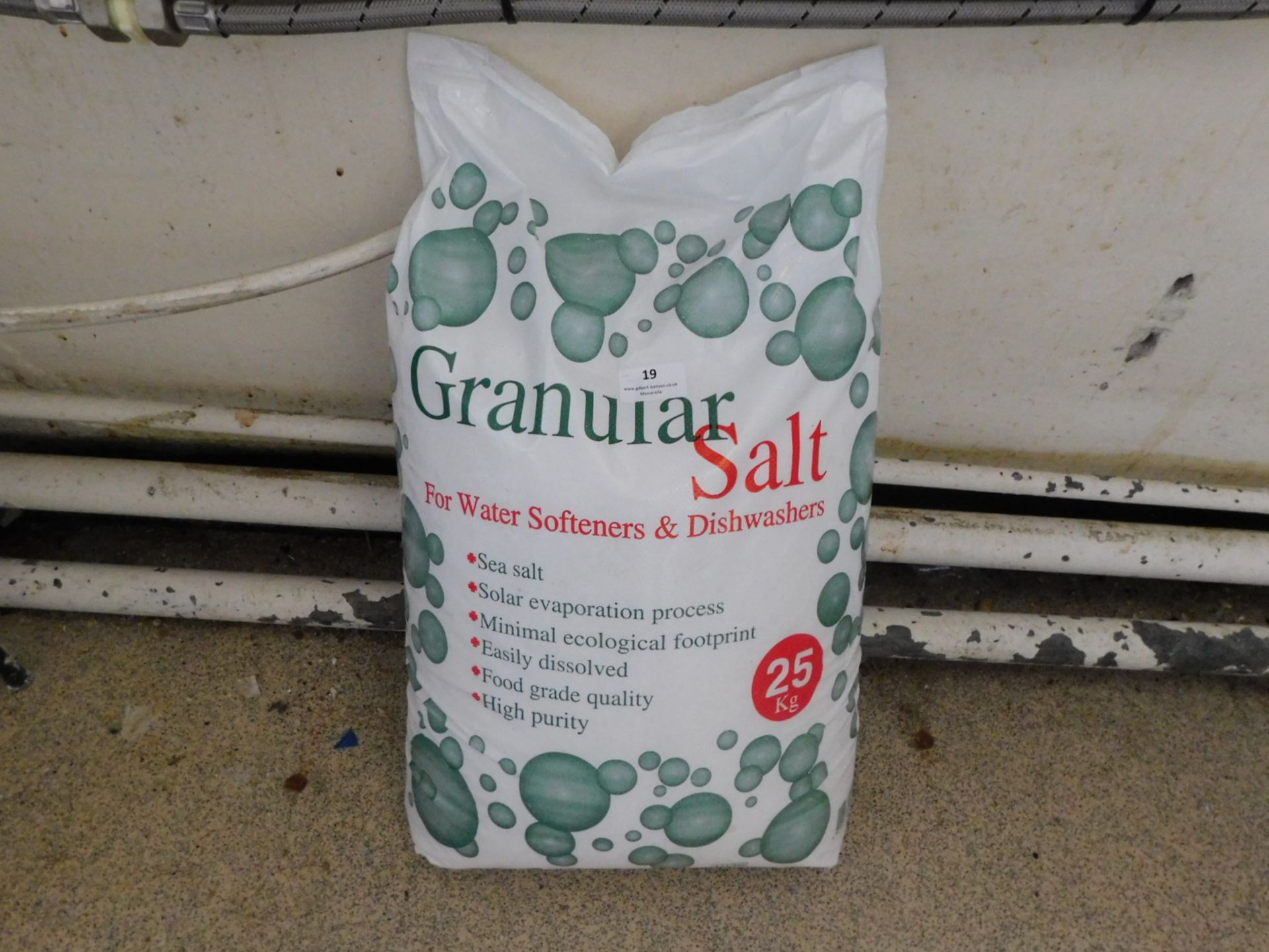 * 25kg bag of Water Softener Salt
