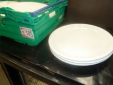 * large white oval plates approx x 23