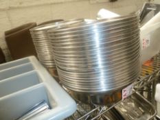 * stainless plate covers/lids x 40+