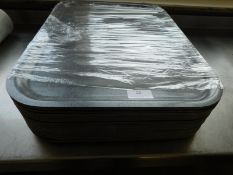 * 24 x Trays Black Grey