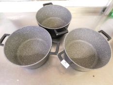 * 3x Coated Pans