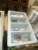 * cutlery tray with cutlery