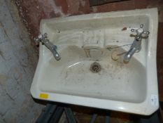 Bathroom Sink with Taps