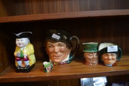 Character Jugs, Toby Jugs, etc.