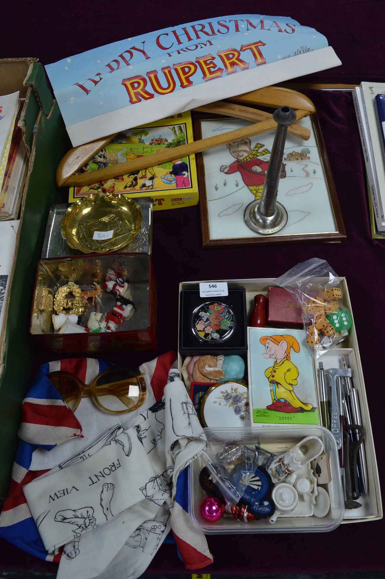 Collectible Items Including Rupert the Bear, etc.