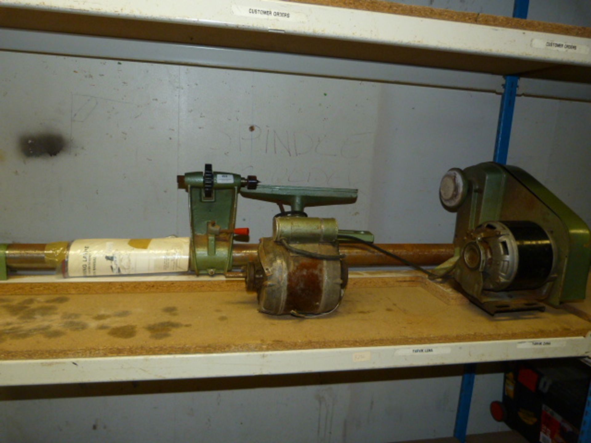 37" Centre to Centre Lathe with Spare Motor