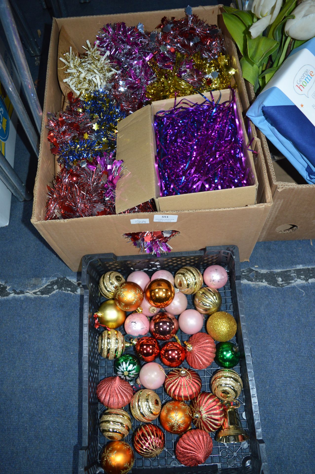 Christmas Decorations, Baubles, Tinsel, etc.