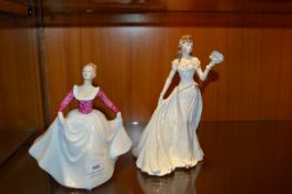 Royal Worcester Figurine - All My Love Golden Moments, Royal Doulton Figurine - Lisa