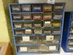 Set of Storage Drawers with Assorted Screws, Elect