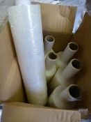 *Six 400mm x 300m Rolls of Clear Stretch Wrap