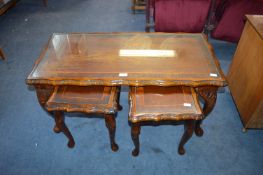 Nets of Three Glass Topped Coffee Tables