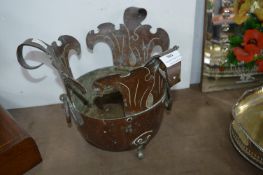 Antique Danish Copper Planter