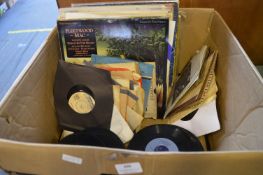 12" LP Records, 7" Singles Including Fleetwood Mac, etc.