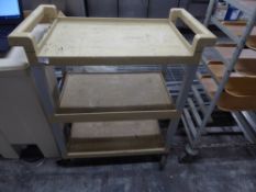 *hostess 3 tier trolley 800w x 400d x 900h