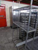 *wire racking - 3 shelves 100w x 300d x 1800h
