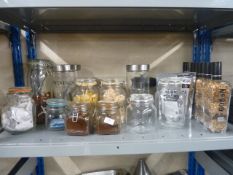 *Kilner and other glass jars with teas various sizes 20+ items