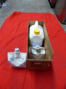 *D1 washing up liquid x 2 and part bottle machine dish wash detergent